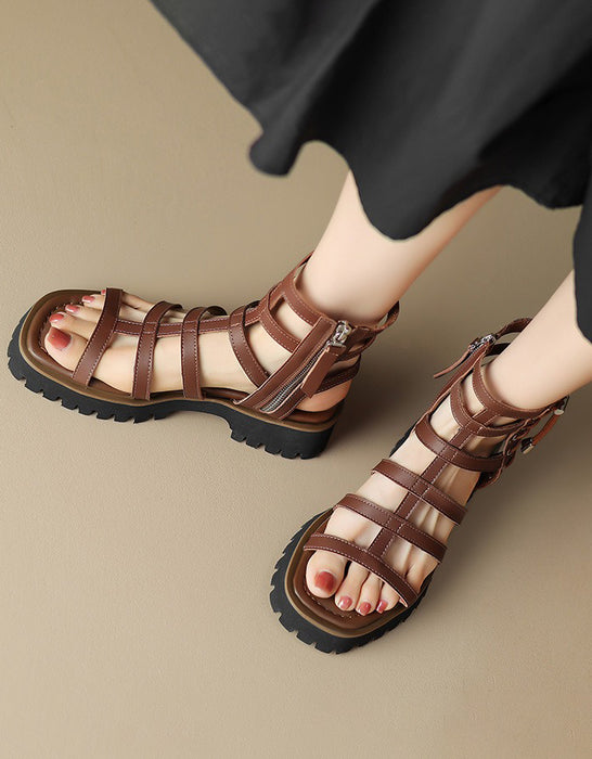 Summer Lace-up Vintage Gladiator Style Sandals May Shoes Collection 2026 102.00