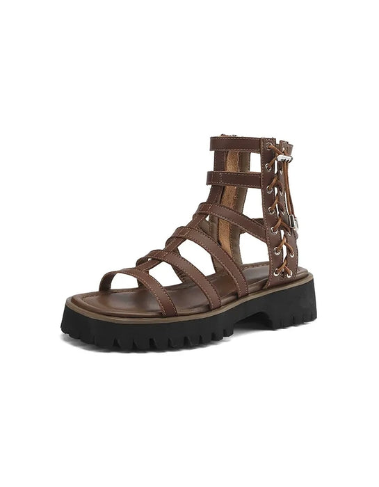 Summer Lace-up Vintage Gladiator Style Sandals May Shoes Collection 2026 102.00