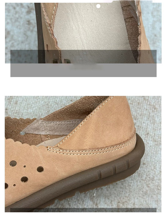 Summer Leather Hollow Comfortable Wide Toe Box Clogs Obiono Aug Shoes Collection 2026 82.05