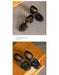 Summer Leather Woven  Close Toe Chunky Heels Sandals April Shoes Collection 2026 83.00