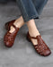 Summer Leather Woven T-Strap Close Toe Flat Sandals April Shoes Collection 2026 80.00