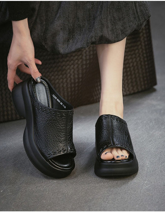Obiono Summer Light-weight Comfort Fish Toe Platform Slippers July Shoes Collection 2026 88.80