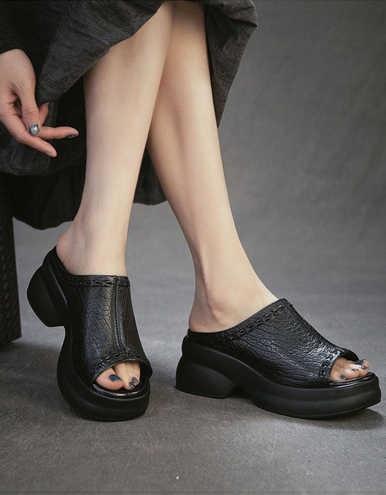 Obiono Summer Light-weight Comfort Fish Toe Platform Slippers July Shoes Collection 2026 88.80