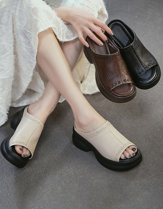 Obiono Summer Light-weight Comfort Fish Toe Platform Slippers July Shoes Collection 2026 88.80