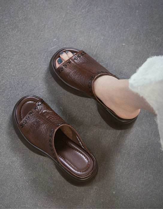 Obiono Summer Light-weight Comfort Fish Toe Platform Slippers July Shoes Collection 2026 88.80