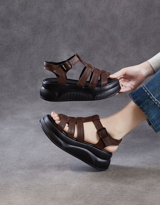 obiono Summer Light-weight Comfort T-strap Platform Sandals July Shoes Collection 2026 85.00
