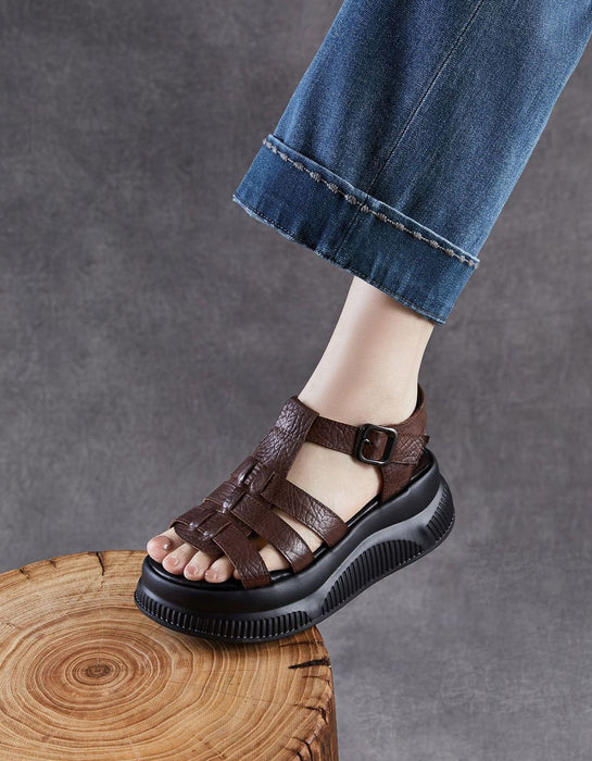obiono Summer Light-weight Comfort T-strap Platform Sandals July Shoes Collection 2026 85.00