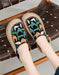 Summer Linen Vintage Flower Embroidery Clogs Shoes Obiono April Shoes Collection 2026 65.30