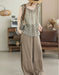 Summer Loose Floral Round Neck Sleeveless Vest May New In 2026 47.00
