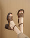 Summer Open Toe Ankle Strap Chunky Heel Sandals June Shoes Collection 2026 115.00