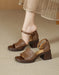 Summer Open Toe Ankle Strap Chunky Heel Sandals June Shoes Collection 2026 115.00