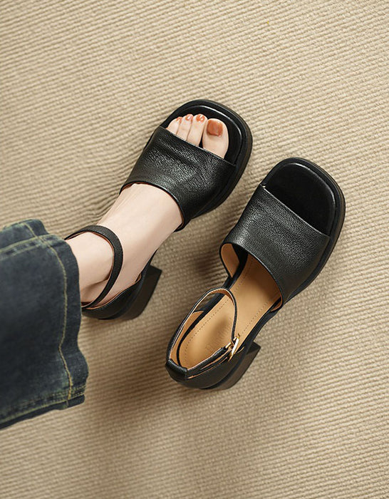 Summer Open Toe Ankle Strap Chunky Heel Sandals June Shoes Collection 2026 115.00