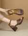 Summer Open Toe Ankle Strap Chunky Heel Sandals June Shoes Collection 2026 115.00