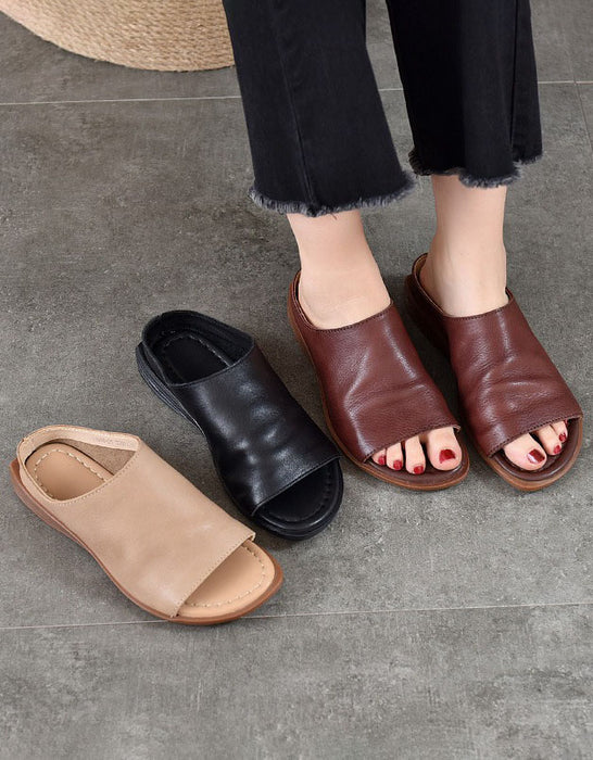 Summer Open Toe Comfortable Flat Slipper Obiono June Shoes Collection 2026 80.00
