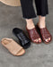 Summer Open Toe Comfortable Flat Slipper Obiono June Shoes Collection 2026 80.00