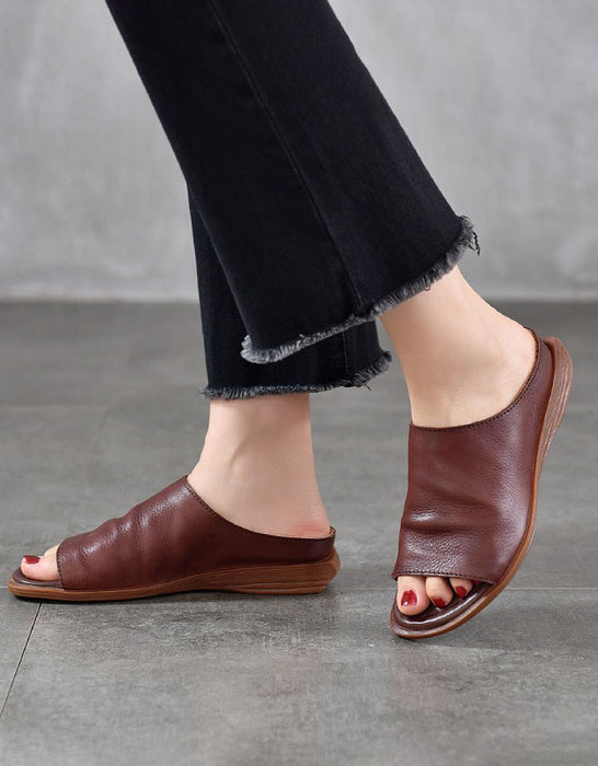 Summer Open Toe Comfortable Flat Slipper Obiono June Shoes Collection 2026 80.00