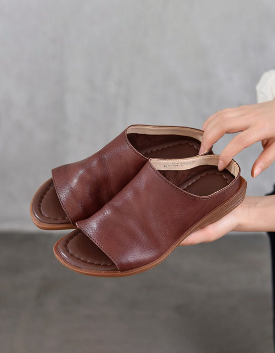 Summer Open Toe Comfortable Flat Slipper Obiono June Shoes Collection 2026 80.00