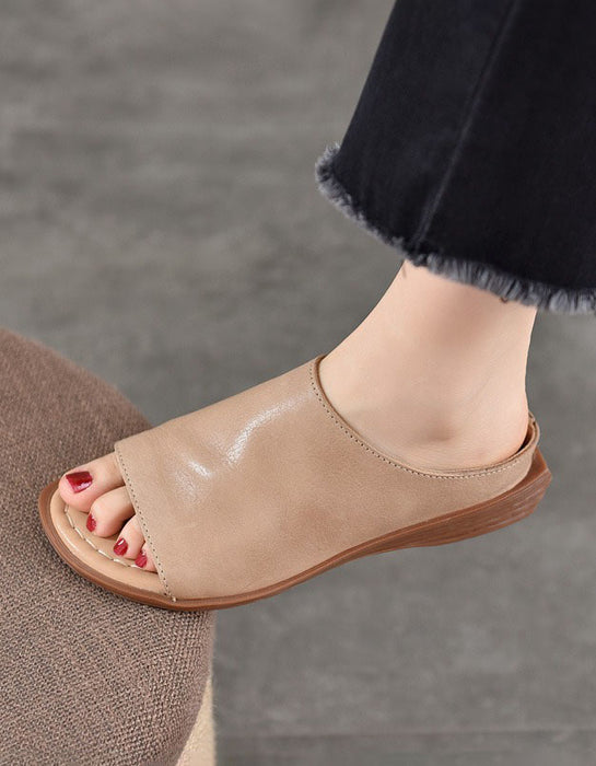 Summer Open Toe Comfortable Flat Slipper Obiono June Shoes Collection 2026 80.00