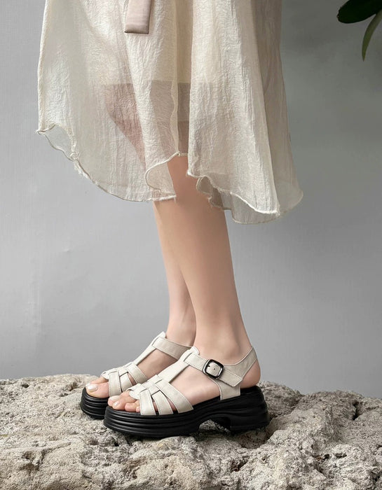 Summer Open Toe T-strap Platform Sandals Slingback May Shoes Collection 2026 83.00