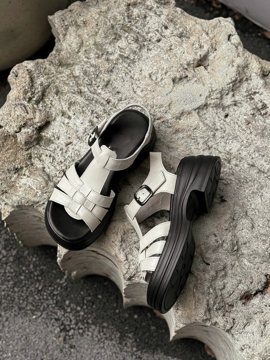 Summer Open Toe T-strap Platform Sandals Slingback May Shoes Collection 2026 83.00