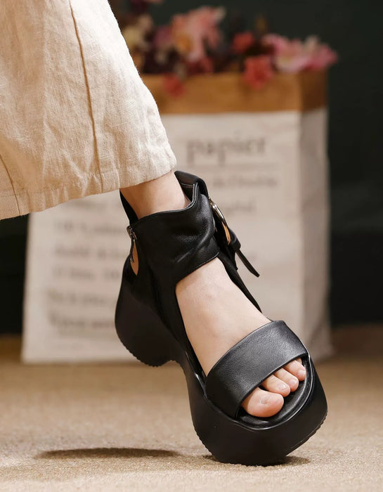 Summer Open Toe Vintage Rome Style Platform Sandals June Shoes Collection 2026 120.00
