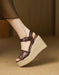Summer Open Toe Wedge Espadrille Sandals for women April Shoes Collection 2026 99.00