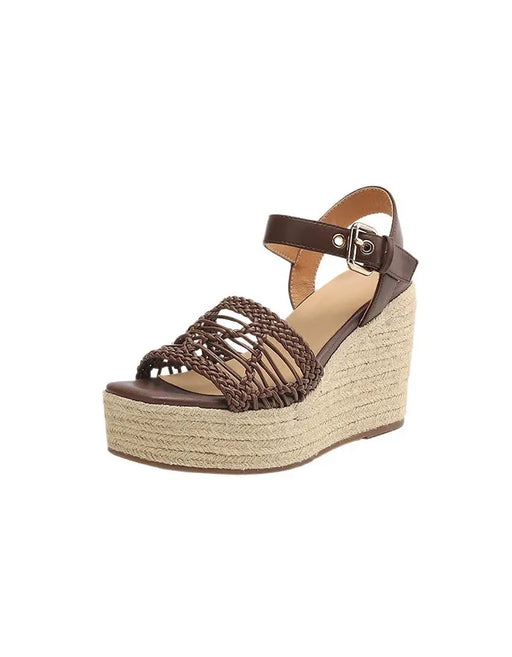 Summer Open Toe Wedge Espadrille Sandals for women April Shoes Collection 2026 99.00