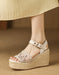 Summer Open Toe Wedge Espadrille Sandals for women April Shoes Collection 2026 99.00