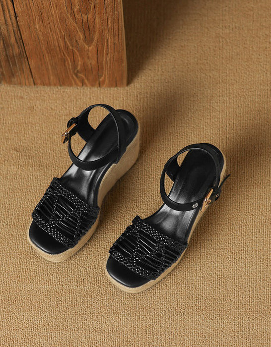 Summer Open Toe Wedge Espadrille Sandals for women April Shoes Collection 2026 99.00