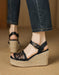 Summer Open Toe Wedge Espadrille Sandals for women April Shoes Collection 2026 99.00