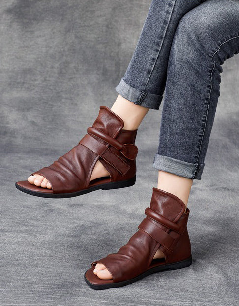 Summer Open Toe Wide Toe Box Flat Sandals Boots May Shoes Collection 2026 85.00
