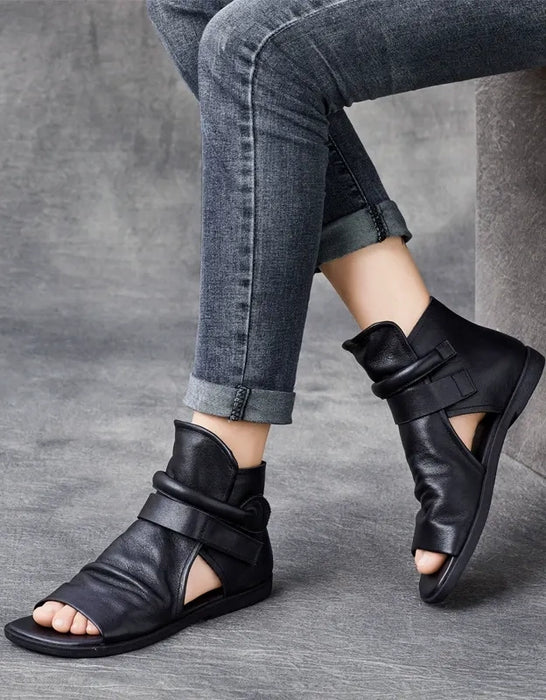 Summer Open Toe Wide Toe Box Flat Sandals Boots May Shoes Collection 2026 85.00