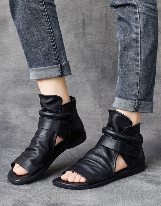 Summer Open Toe Wide Toe Box Flat Sandals Boots May Shoes Collection 2026 85.00
