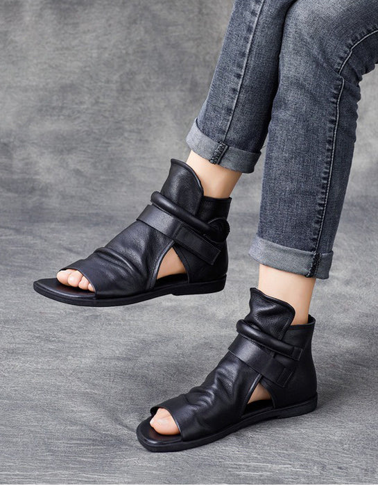 Summer Open Toe Wide Toe Box Flat Sandals Boots May Shoes Collection 2026 85.00