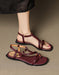 Summer Pony Hair Open Toe Strappy Flat Thong Sandals Obiono July Shoes Collection 202694.00