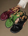 Summer Pony Hair Open Toe Strappy Flat Sandals Obiono July Shoes Collection 202694.00
