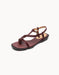 Summer Pony Hair Open Toe Strappy Flat Sandals July Shoes Collection 202694.00