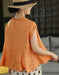 Summer Ramie Ruffled Hem Pullover Loose Blouse Buykud Tops 45.00