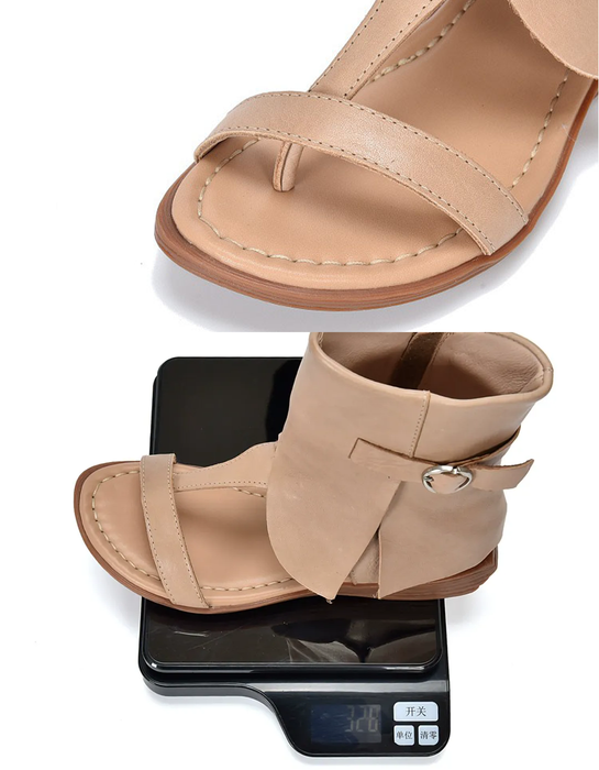 Summer Holiday Rome Style Open Toe Flat Sandals Boots Obiono June Shoes Collection 2026103.00