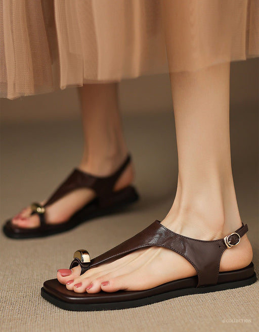 Summer Rome Style Toe Ring Sandals Slingback Obiono June Shoes Collection 2026 99.00