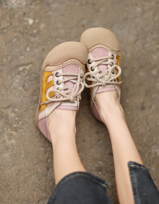 Summer Round Toe Casual Leather Sneakers Sandals May Shoes Collection 2026 79.99