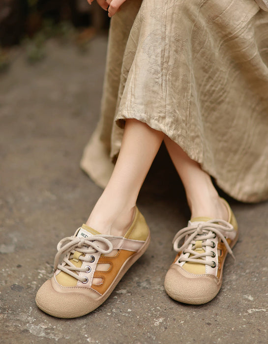 Summer Round Toe Casual Leather Sneakers Sandals May Shoes Collection 2026 79.99