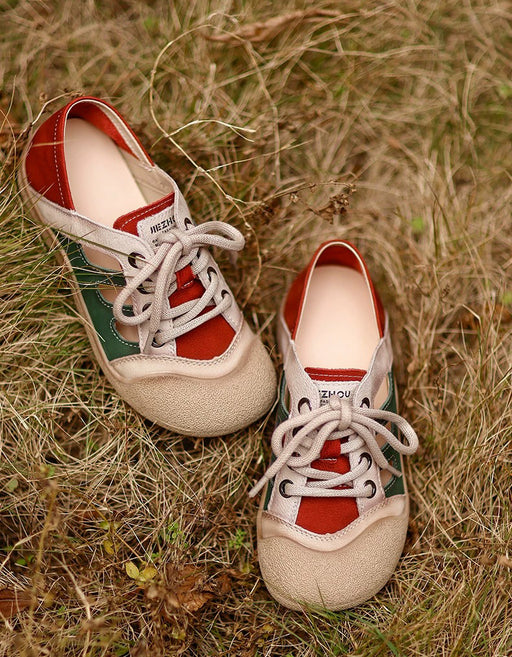 Summer Round Toe Casual Leather Sneakers Sandals May Shoes Collection 2026 79.99
