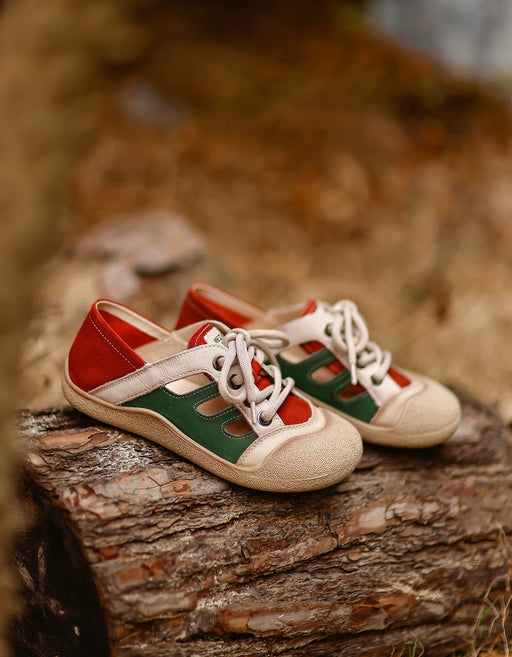 Summer Round Toe Casual Leather Sneakers Sandals May Shoes Collection 2026 79.99