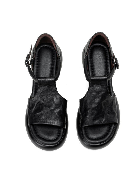 Summer Soft Sole Open Toe T-strap Platform Sandals May Shoes Collection 97.00