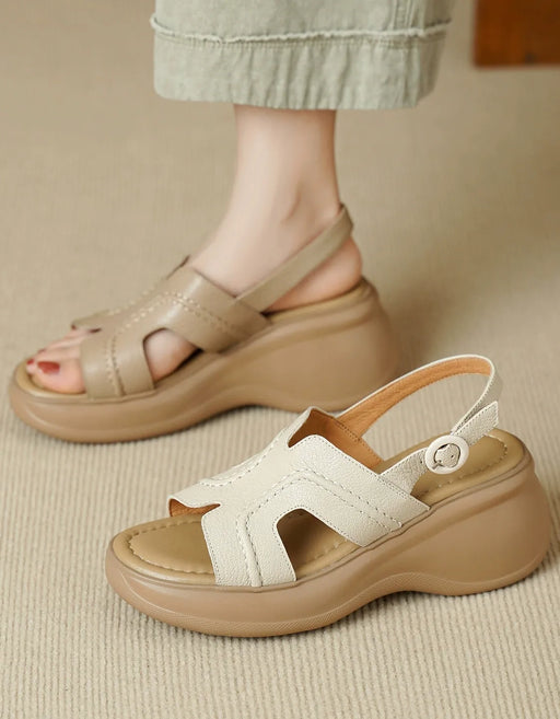 Summer Soft Sole Open Toe Wedge Sandals Slingback July Shoes Collection 2026 98.00