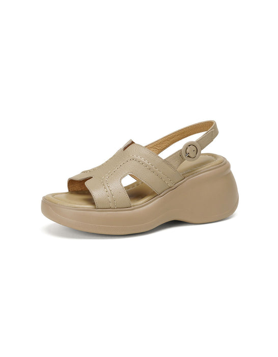 Summer Soft Sole Open Toe Wedge Sandals Slingback