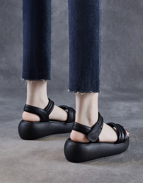 Obiono Summer Comfortable Soft Soles Ankle Strap Platform SandalsJuly Shoes Collection 2026 86.00
