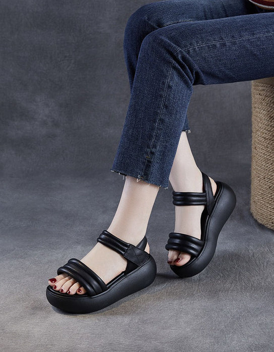 Obiono Summer Comfortable Soft Soles Ankle Strap Platform SandalsJuly Shoes Collection 2026 86.00