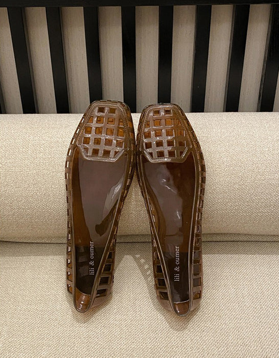 Summer Square Toe Jelly Shoes May Shoes Collection 2026 40.00